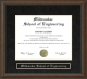 Milwaukee School of Engineering (MSOE) Diploma Frame