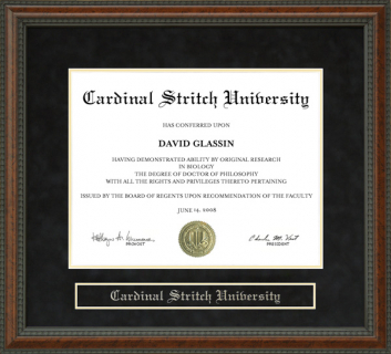 Cardinal Stritch University Diploma Frame