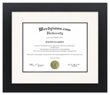 Tribeca Executive Diploma Frame with Genuine Linen Matting